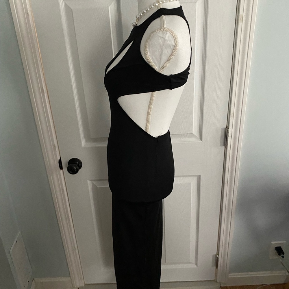 Sexy flawless black cut out one arm summer/ spring . Brand new!! - Picture 3 of 5